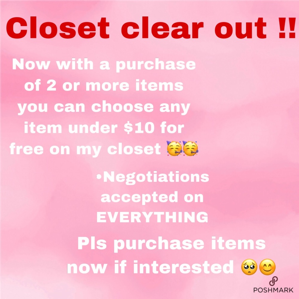 Closet clear out!!